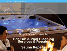 Tablet Screenshot of bigbluespa.com